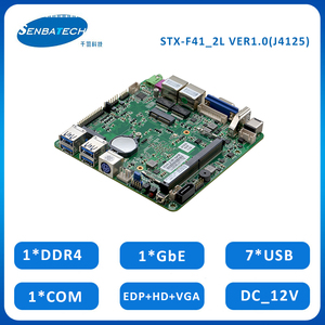 2 LAN Bo mạch chủ Z OEM mainboard máy tính SATA3.0 j4125 Bộ vi xử lý DDR4 8 GB 7usb PS2 - Product Image 2
