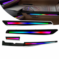 Éclairage intérieur et d'ambiance pour Lexus ES 2013-2017, éclairage d'ambiance pour voiture Lexus ES, 6 en 1, éclairage d'ambiance RGB pour voiture, commande par application
