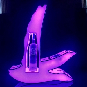 Présentoir à bouteille LED Richshining personnalisé en forme d'aile d'ange, aile de papillon colorée, glorificateur de bouteille de vin LED pour boîte de nuit, mariage, fête - Product Image 5