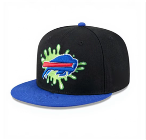 Casquettes Snapback Brodé(e)s Personnalisées de Haute Qualité Style Mode 25/26 <span class=keywords><strong>Buffalo</strong></span> Bills pour Toutes les <span class=keywords><strong>32</strong></span> Équipes en Stock - Product Image 1