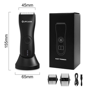 Kit de toilettage électrique pour <span class=keywords><strong>homme</strong></span> Clipclean, <span class=keywords><strong>rasoir</strong></span> avec lame en céramique, étanche IPX6, écran LED, tête magnétique - Product Image 5
