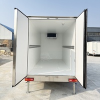 Réfrigérateur-congélateur mobile avec remorque, chambre froide sur mesure, chambre de refroidissement, camions frigorifiques, remorque