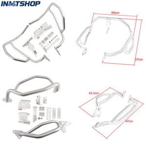 Protection de moteur supérieure en argent personnalisable pour Honda Africa Twin <span class=keywords><strong>CRF1000L</strong></span> 2016, 2017, 2018 et <span class=keywords><strong>2019</strong></span> - Product Image 3