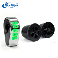 Aksesoris Audio MP3 untuk Stang Motor Model Baru, Pengisian Daya Ganda USB untuk Ponsel, Subwoofer Kendaraan Listrik