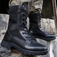 BAEWOON TB49 Bottes tactiques unisexes de haute qualité, ultra légères, antidérapantes, respirantes, à tige haute, pour femmes, pour le voyage, le camping et l'entraînement