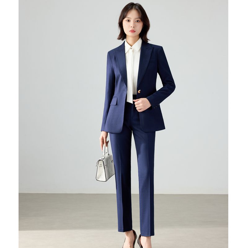 chinese dress ladies TOPG Women's Navy Blue 3 Piece Solid Work Pant Suit for Women Business  Office Lady Suits Sets S at Amazon Women's Clothing store