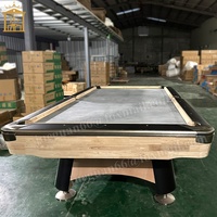 Vente flash, table de billard de salon de 9 pieds de 6e génération, table de billard à 8 boules de qualité tournoi, plateau en ardoise, système de retour automatique des billes