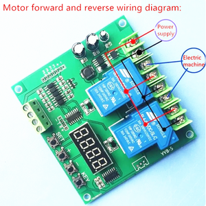 YYB-5 <span class=keywords><strong>DC</strong></span> YYB-3 AC hai chiều tiếp sức AC động cơ chuyển tiếp và đảo ngược Mô-đun <span class=keywords><strong>DC</strong></span> 12V/24V bảng mạch điện từ van điều khiển bơm - Product Image 4