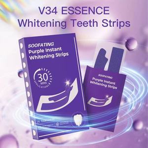 <span class=keywords><strong>Hismile</strong></span> Bandes blanchissantes manuelles de même couleur Éclaircissement instantané V34 Kit blanchissant neutralisant violet - Product Image 3
