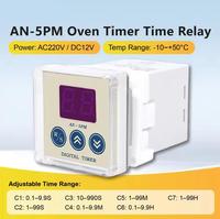 Timer Oven Digital Timer Relay AC220V DC12V AN-5PM Komunikasi Industri