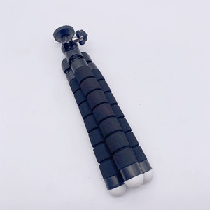 Práctico trípode de pulpo de esponja soporte de fotografía de viaje Vlog soporte de teléfono de transmisión en vivo para GoPro Hero 13 12 11 10 negro - Product Image 1