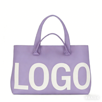 Grand sac fourre-tout 3D tricoté pour courses et plage, sac à bandoulière jacquard tendance pour femme, sac fourre-tout en tricot avec personnalisation de marque