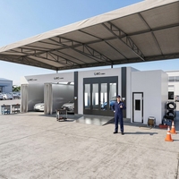 Cabine de peinture au gaz OBC, four de séchage, équipement de peinture pour véhicules commerciaux