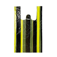 Sacs en plastique HDPE pour aliments, sacs en plastique PLA PBAT pour supermarchés, sacs pour légumes et fruits, impression couleur personnalisée