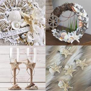 20 PCS 1 "-3" Bulk Natural Starfish für Hochzeits strand DIY Crafts Weihnachts baums chmuck - Product Image 5