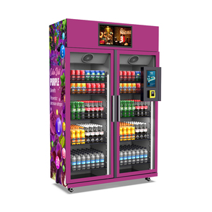 Venta caliente <span class=keywords><strong>de</strong></span> doble puerta al por menor fruta fresca AI verificación <span class=keywords><strong>de</strong></span> gravedad máquina expendedora inteligente <span class=keywords><strong>solicitar</strong></span> CENTRO COMERCIAL - Product Image 2