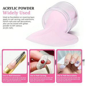 Vente en gros de poudre acrylique pour ongles press-on 120 ml, ensemble <span class=keywords><strong>Mia</strong></span> <span class=keywords><strong>Secret</strong></span> pour l'extension des ongles - Product Image 5