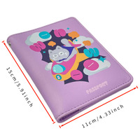 Dompet Kartu Lipat PU Multi Slot Kartu, Tempat Kartu Paspor Tipis, Kantung Kartu Portabel, OEM/ODM Logo Kustom
