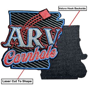 Custom <b>Design</b> Decoration Embroidery Sew on Embroidered Patches for Clothing Cut to Shape Woven Patch Self-Adhesive Badges - Product Image 3