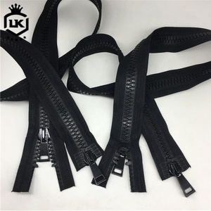 Lanke Heavy Duty Two Way Slider Big Zipper No 8 Leather Binder Plastic Zip Zippers No.5 Black Nickel <span class=keywords><strong>Double</strong></span> Face Zipper - Product Image 3