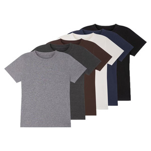 เสื้อยืดผู้หญิง TS-021 สีพื้น แขนสั้น คอกลม ผ้าถัก สวมใส่สบาย หลากหลายสไตล์ ทรงเข้ารูป - Product Image 6