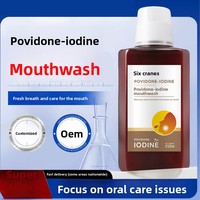 Bain de bouche Liuhe Povidone Iodée Menthe, Haleine Fraîche, Haute Efficacité Stérilisante, Personnalisable OEM pour Hôpitaux Dentaires et Usage Oral