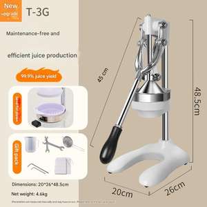 Presse-agrumes manuel <span class=keywords><strong>professionnel</strong></span> de qualité commerciale pour oranges et citrons, en acier inoxydable 304, pour un usage quotidien - Product Image 6