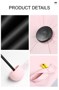 Bán buôn Lady Mini xử lý của nhãn hiệu mưa 5 năm gấp di động ô UV bảo vệ ô với EVA hộp - Product Image 3