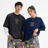 T-shirt en maille respirante sur mesure pour homme, coupe ample, en polyester, vêtements de sport, fabricant de vêtements personnalisés