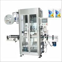 Machine d'étiquetage automatique électrique pour bouteilles carrées en plastique JHC, écran tactile PLC, haute précision, garantie 1 an pour les produits alimentaires et les boissons