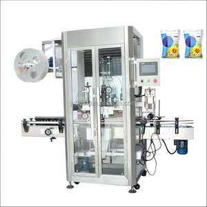 เครื่องติดฉลากขวดอัตโนมัติแบบไฟฟ้า พร้อมหน้าจอสัมผัส PLC สำหรับอุตสาหกรรมอาหารและเครื่องดื่ม ขวดพลาสติกทรงกลม - Product Image 4