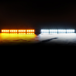 Pare-soleil stroboscopique à led 32W, montage fendu, illuminateur, lumière, pour voiture, camion, blanc ambre - Product Image 2