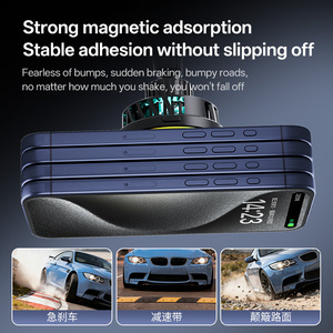 Chargeur de voiture <span class=keywords><strong>sans</strong></span> <span class=keywords><strong>fil</strong></span> super rapide 15W certifié Qi2 <span class=keywords><strong>S10</strong></span> magnétique personnalisé OEM ODM pour iPhone <span class=keywords><strong>SAMSUNG</strong></span> - Product Image 5