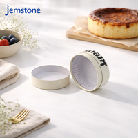 Boîte cylindrique en carton écologique de qualité alimentaire pour gâteau basque, collation, résistante au four, emballage en tube de papier kraft pour cheesecake