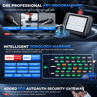 XTOOL D8S Versión Mejorada Escáner de Diagnóstico Automotriz OBD2 Herramientas Automotrices Codificación de ECU con Mapa Tecnológico DOIP y CAN FD 3 Años de Actualización Gratuita