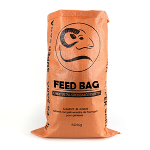 ถุงขยะจากการก่อสร้างถุงกระสอบข้าวสำหรับการเกษตรผ้า PP ทอเป็นมิตรต่อสิ่งแวดล้อมสีแดง25กก. 50กก. - Product Image 2