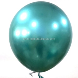 Ballons en latex chromé en métal perlé gonflables de 12 pouces pour la décoration de fête et de mariage - Product Image 2