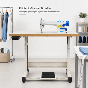 Machines à coudre industrielles à point droit 8700, <span class=keywords><strong>machine</strong></span> à coudre haute vitesse, aiguille simple, manuelle, portable, avec table et moteur - Product Image 3