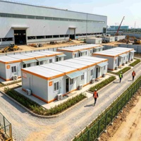 Bureau préfabriqué à montage rapide, cabine modulaire portable pour dortoir de travailleurs de chantier