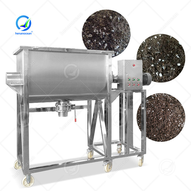 OCEAN China Twin Shaft Paddle Vortex Ribbon Blender Soil Mixer High Quality Mix Machine for Powder