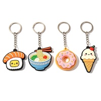 Porte-clés personnalisé en PVC, motif chien et cochon mignons, style caoutchouc, design 2D et 3D, durable, sérigraphié, conception personnalisée