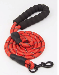 C & C Tali Nilon Pelacakan Berlari Mendaki Gunung Besar Tali Anjing Peliharaan Pegangan Lembut Reflektif - Product Image 4