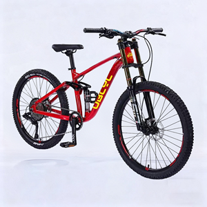 Bicicletta MTB in Acciaio al Carbonio, Sospensione Completa, Economica, Regolabile, 21 Velocità, 24/26/27.5/29 Pollici, Mountain Bike da Discesa - Product Image 2
