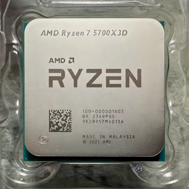 AMD Ryzen 7 5700X3D 3.0GHz 8-core 16-thread AM4 Desktop CPU Processor