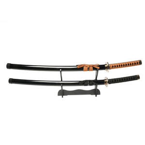 Giocattolo <span class=keywords><strong>Rurouni</strong></span> <span class=keywords><strong>Kenshin</strong></span> spada vera Anime arma oggetti di scena fabbrica vendita calda di bambù nero cartone di legno Unisex film TV 20 pz - Product Image 6