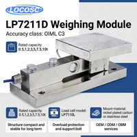 Sistema de Pesaje de Tanques LOCOSC LP7211D, Módulo de Pesaje por Compresión, Kit de Montaje de Celdas de Carga 2T 10T 20T 30T