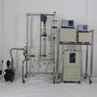 Équipement de distillation moléculaire en verre YMD-60A pour l'extraction et la purification d'huiles essentielles