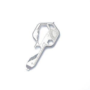Couteau multifonctionnel en aluminium, outil portable, ouvre-bouteille, tournevis, gadget de survie, pendentif porte-clés, clé à molette - Product Image 1
