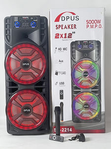 <span class=keywords><strong>Altavoces</strong></span> portátiles de Rodillo doble de 12 pulgadas a la moda, <span class=keywords><strong>altavoces</strong></span> <span class=keywords><strong>grandes</strong></span>, karaoke con <span class=keywords><strong>Bluetooth</strong></span> y micrófono - Product Image 3