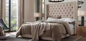 <strong>Big</strong> Size Tufted Button Style Comfortable Royal <strong>King</strong> Queen Wood <strong>Bed</strong> - Product Image 2